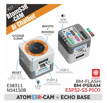 M5Stack AtomS3R-AI & AtomS3R-CAM Chatbots